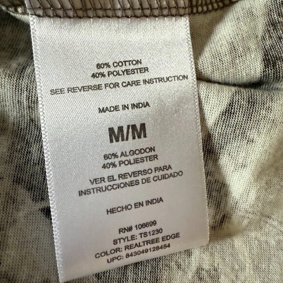 Habit Camouflage Long Sleeve thin sweatshirt, Size Medium - Picture 3 of 4